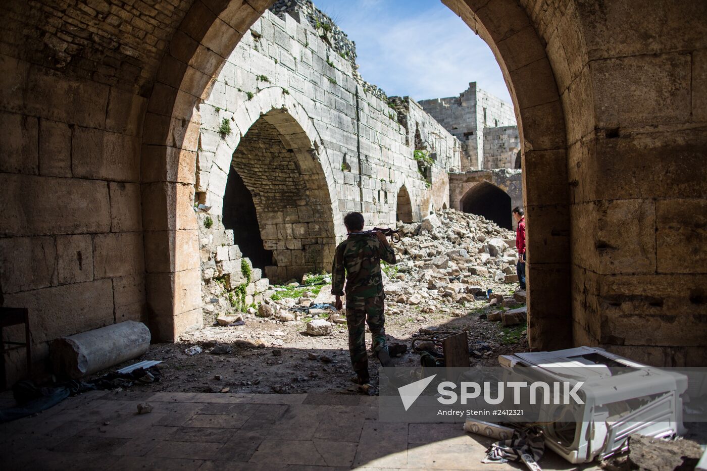 Militants expelled from Krak des Chevaliers castle in Syria