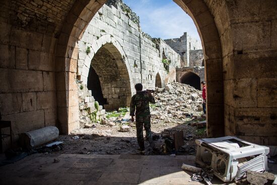 Militants expelled from Krak des Chevaliers castle in Syria