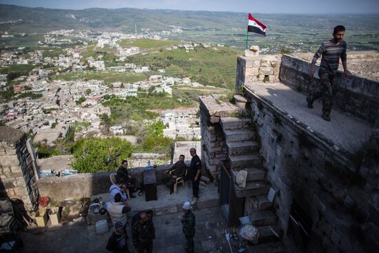 Militants expelled from Krak des Chevaliers castle