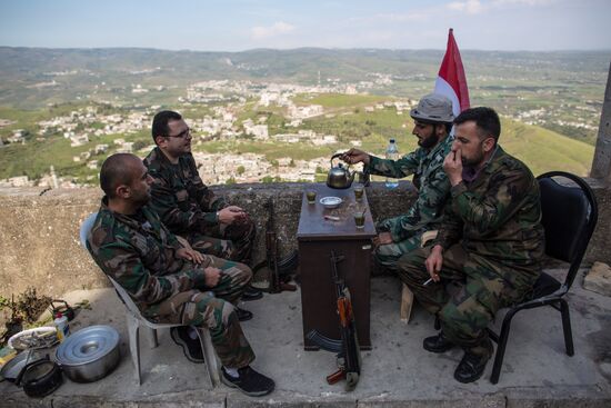 Militants expelled from Krak des Chevaliers castle
