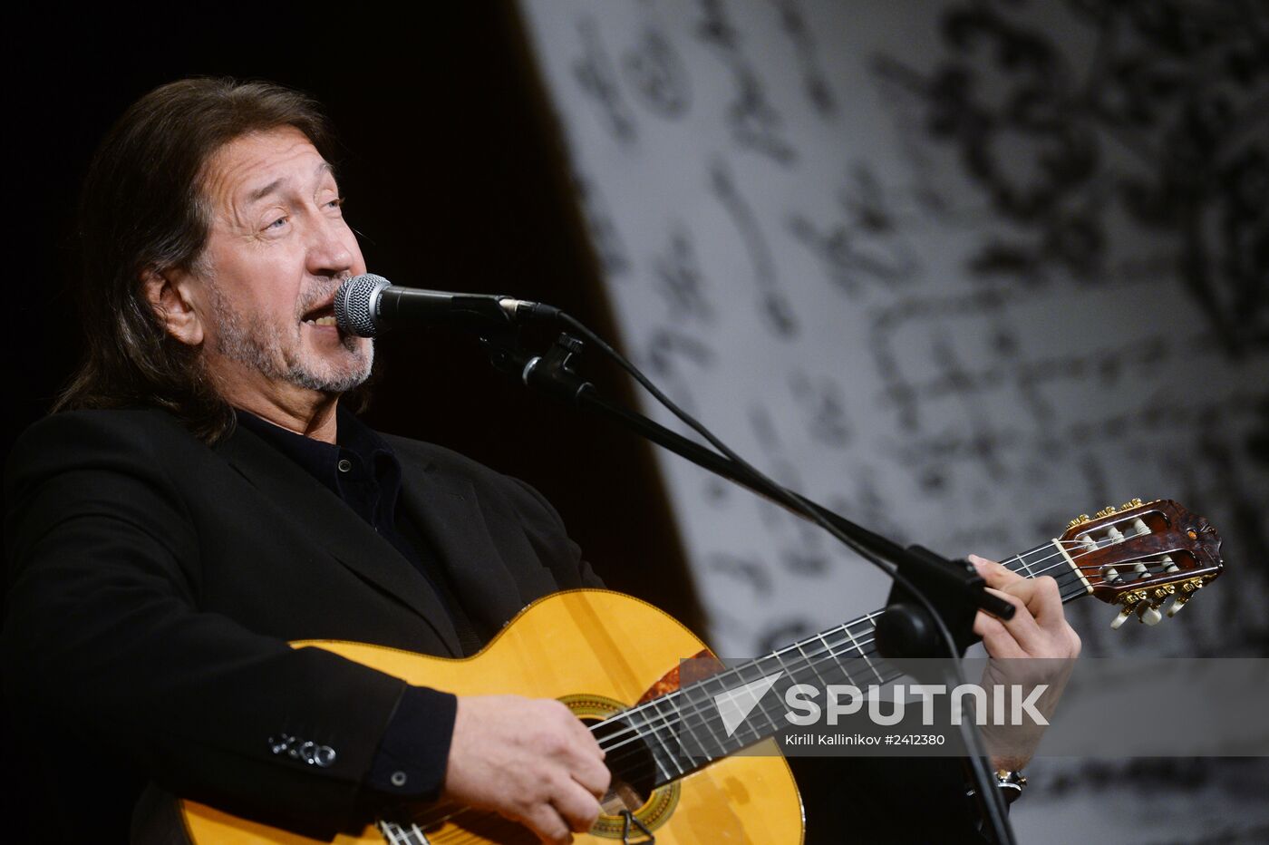 Screenwriter and actor Sergei Plotov holds soiree