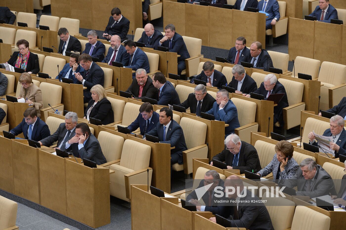 Plenary meeting of the Russian State Duma