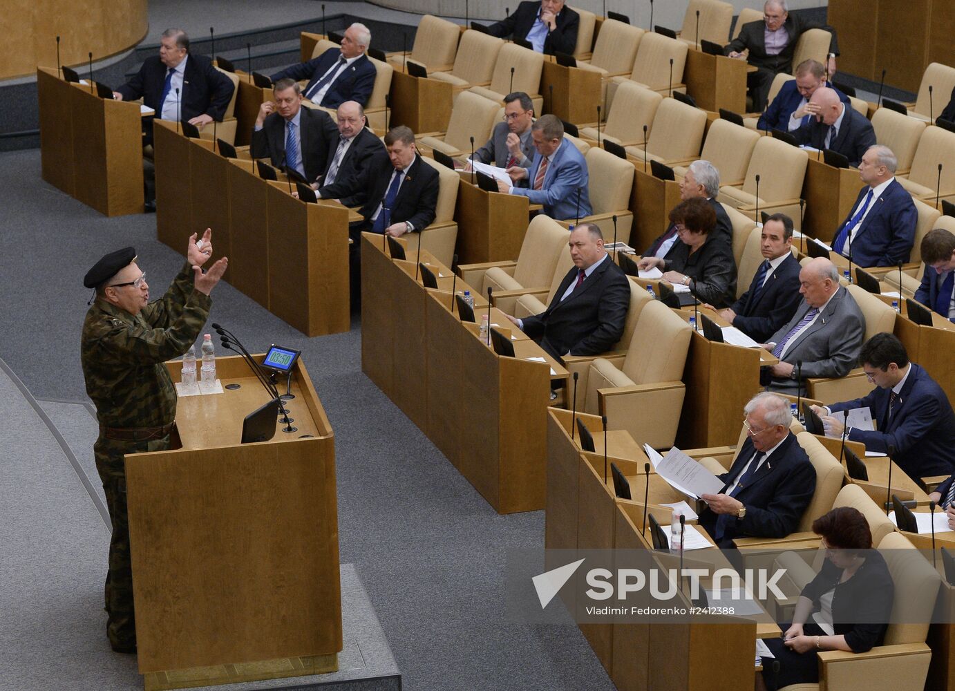 Plenary meeting of the Russian State Duma