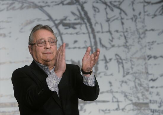 Screenwriter and actor Sergei Plotov holds soiree