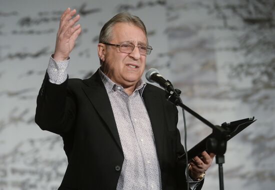 Screenwriter and actor Sergei Plotov holds soiree