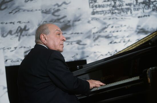 Screenwriter and actor Sergei Plotov holds soiree