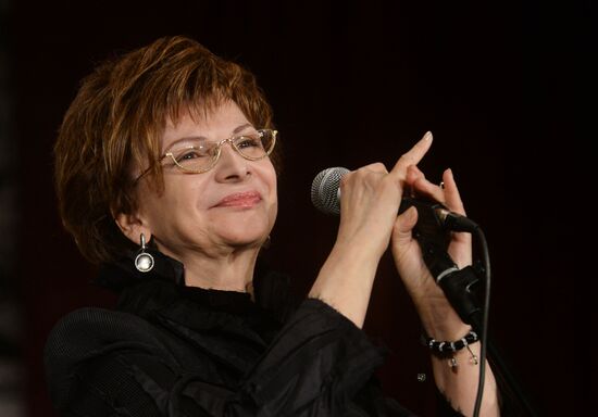 Screenwriter and actor Sergei Plotov holds soiree