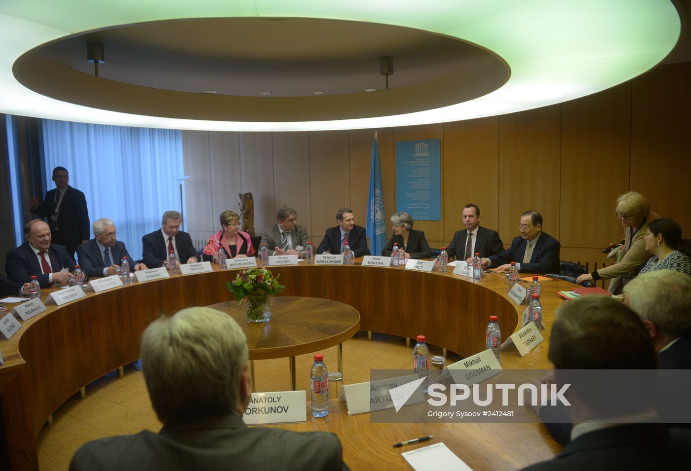 State Duma Speaker Sergei Naryshkin visits France