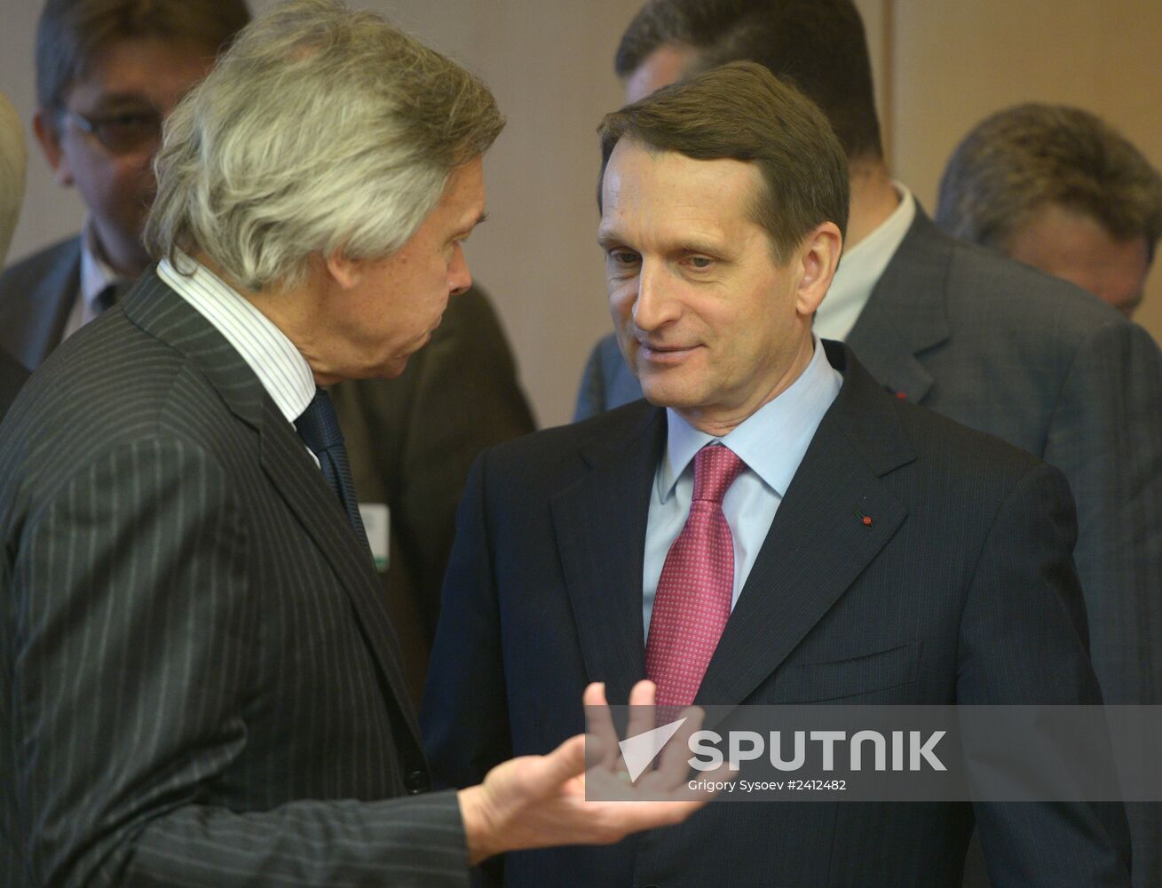 State Duma Speaker Sergei Naryshkin visits France