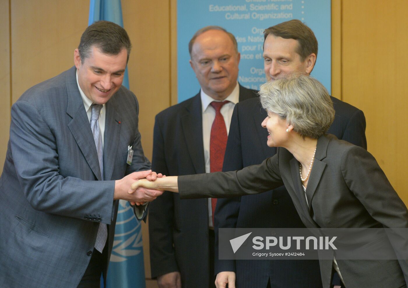 State Duma Speaker Sergei Naryshkin visits France