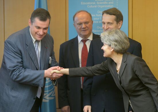 State Duma Speaker Sergei Naryshkin visits France