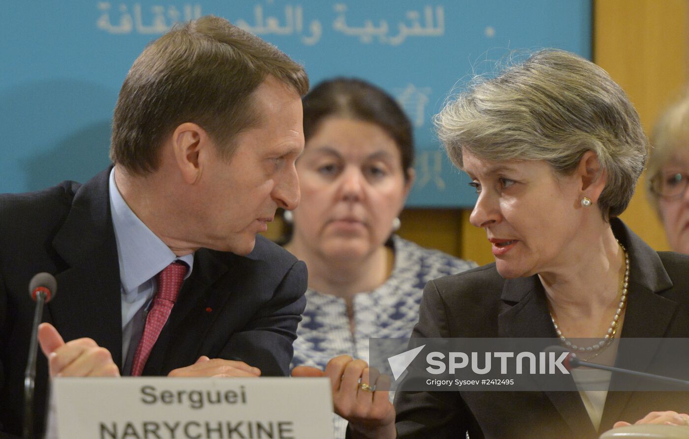 State Duma Speaker Sergei Naryshkin visits France