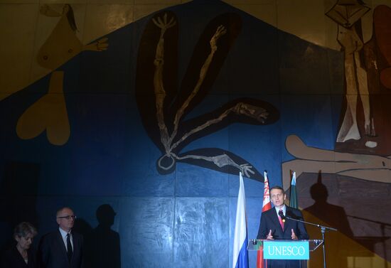 State Duma Speaker Sergei Naryshkin visits France