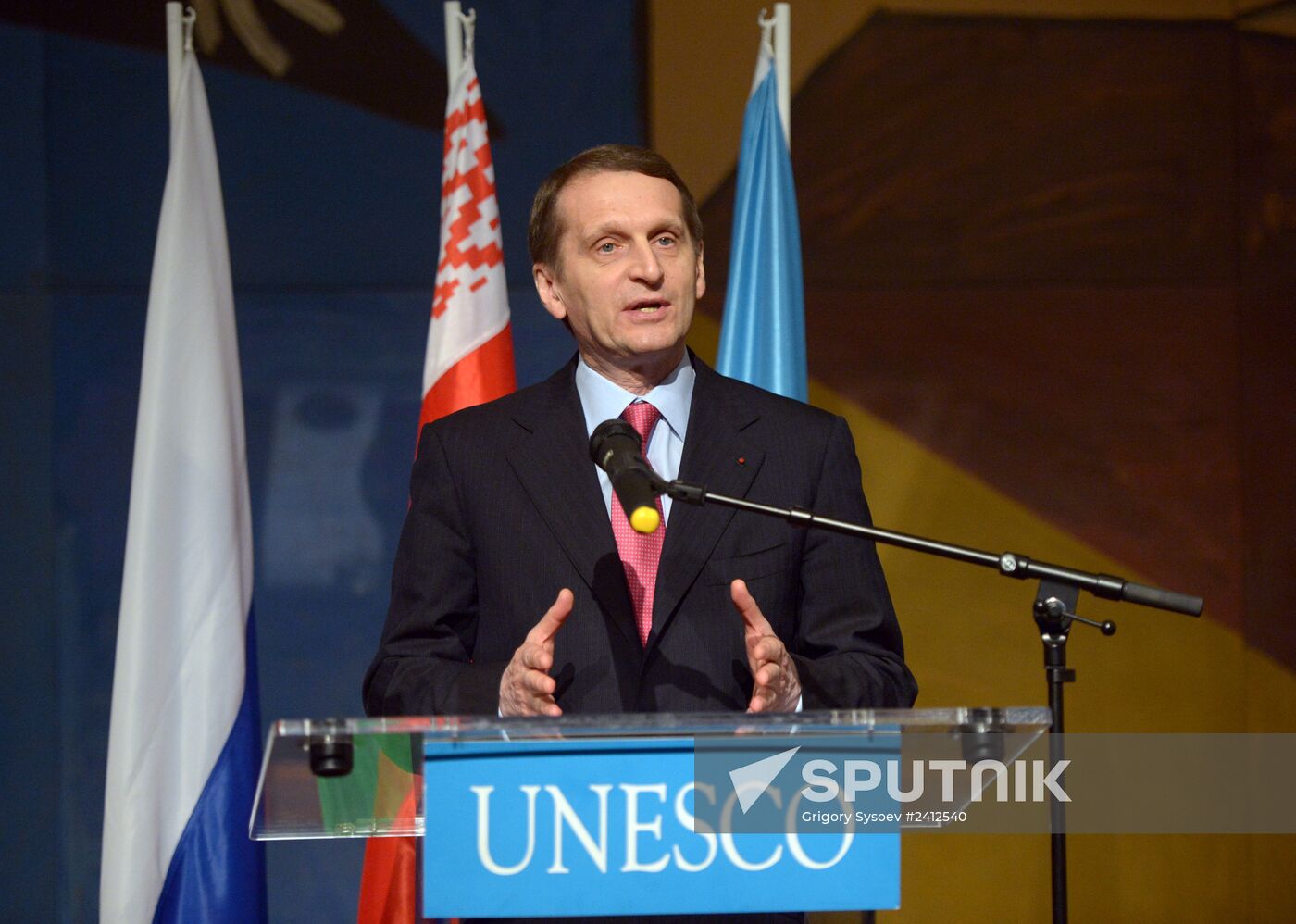 State Duma Speaker Sergei Naryshkin visits France