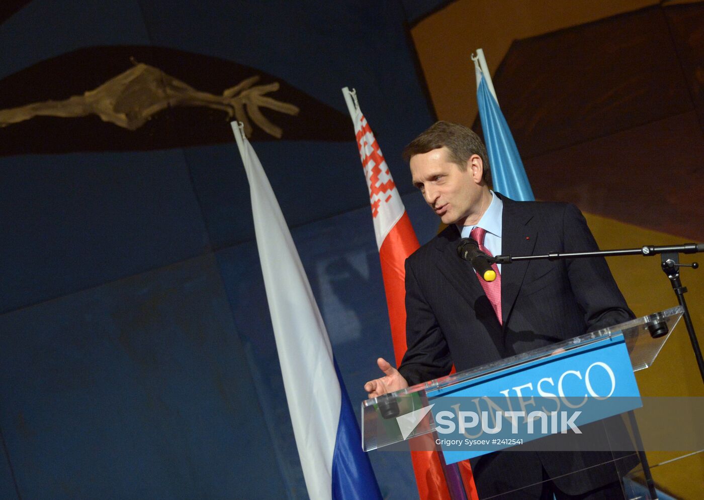 State Duma Speaker Sergei Naryshkin visits France