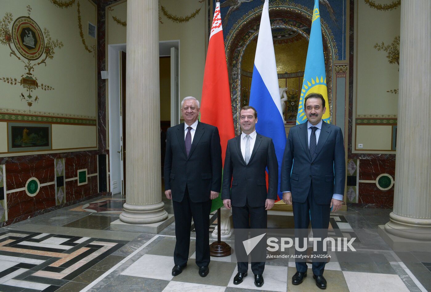 Trilateral talks between the Prime Ministers of Russia, Belarus and Kazakhstan