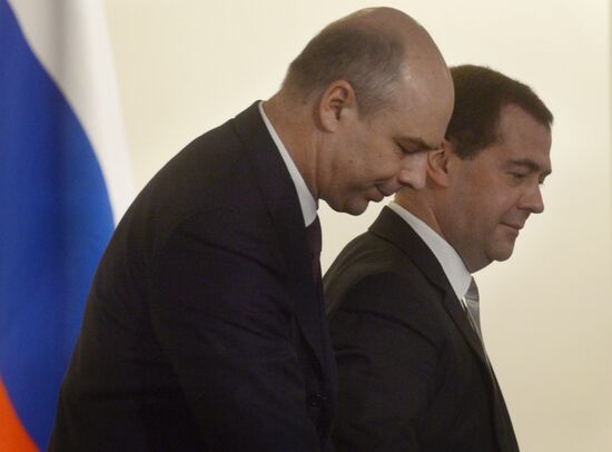 Dmitry Medvedev attends meeting of Finance Ministry's enlarged board