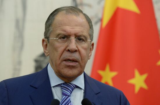 Sergei Lavrov visits China