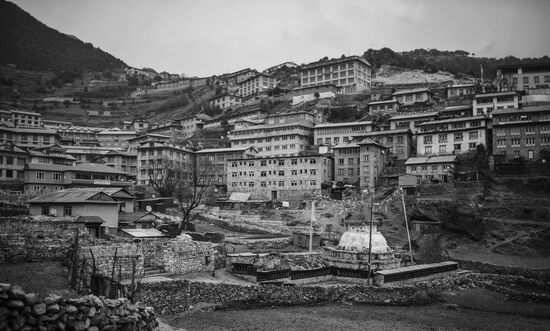 View of Namche Bazaar