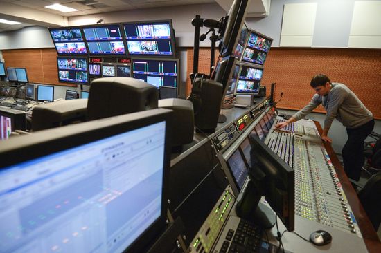 Ostankino TV Center in Moscow