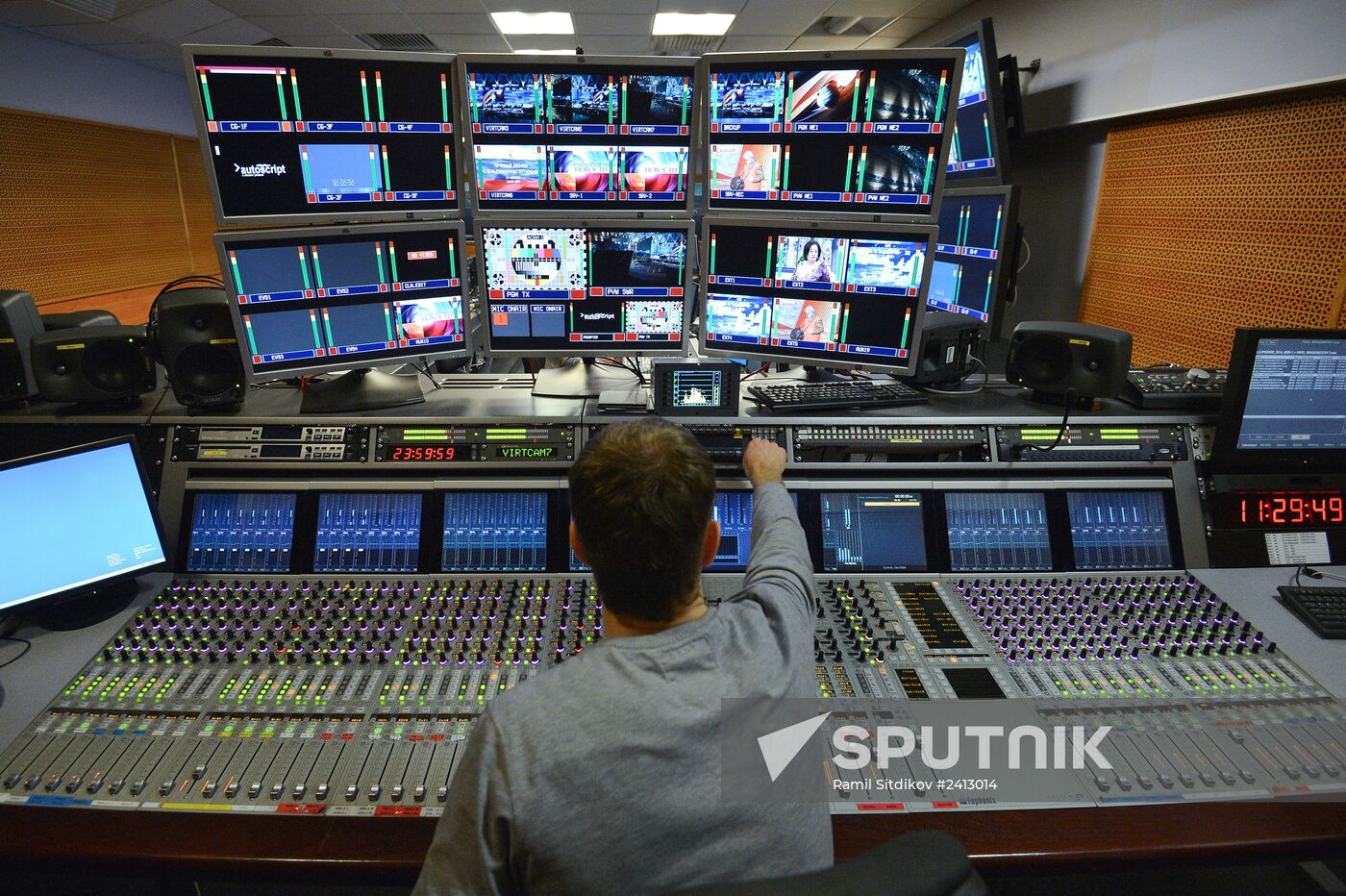 Ostankino TV Center in Moscow
