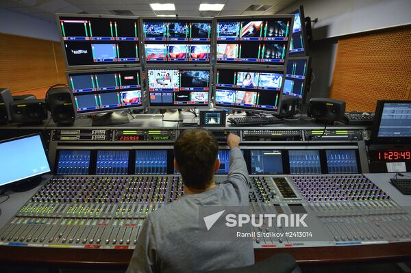 Ostankino TV Center in Moscow