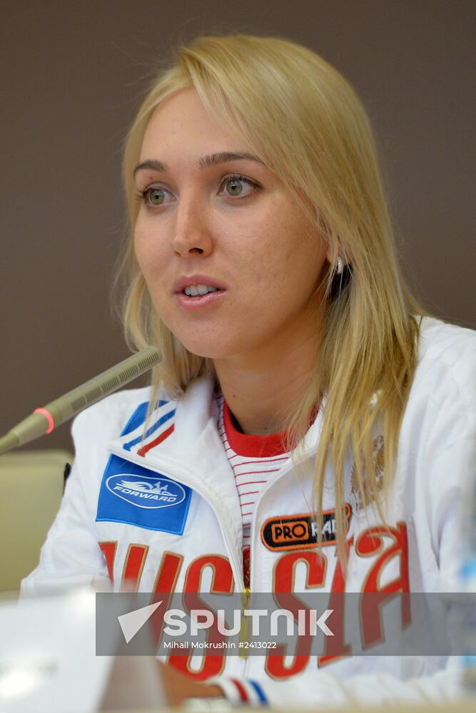 News conference on Federation Cup match between Russia and Argentina
