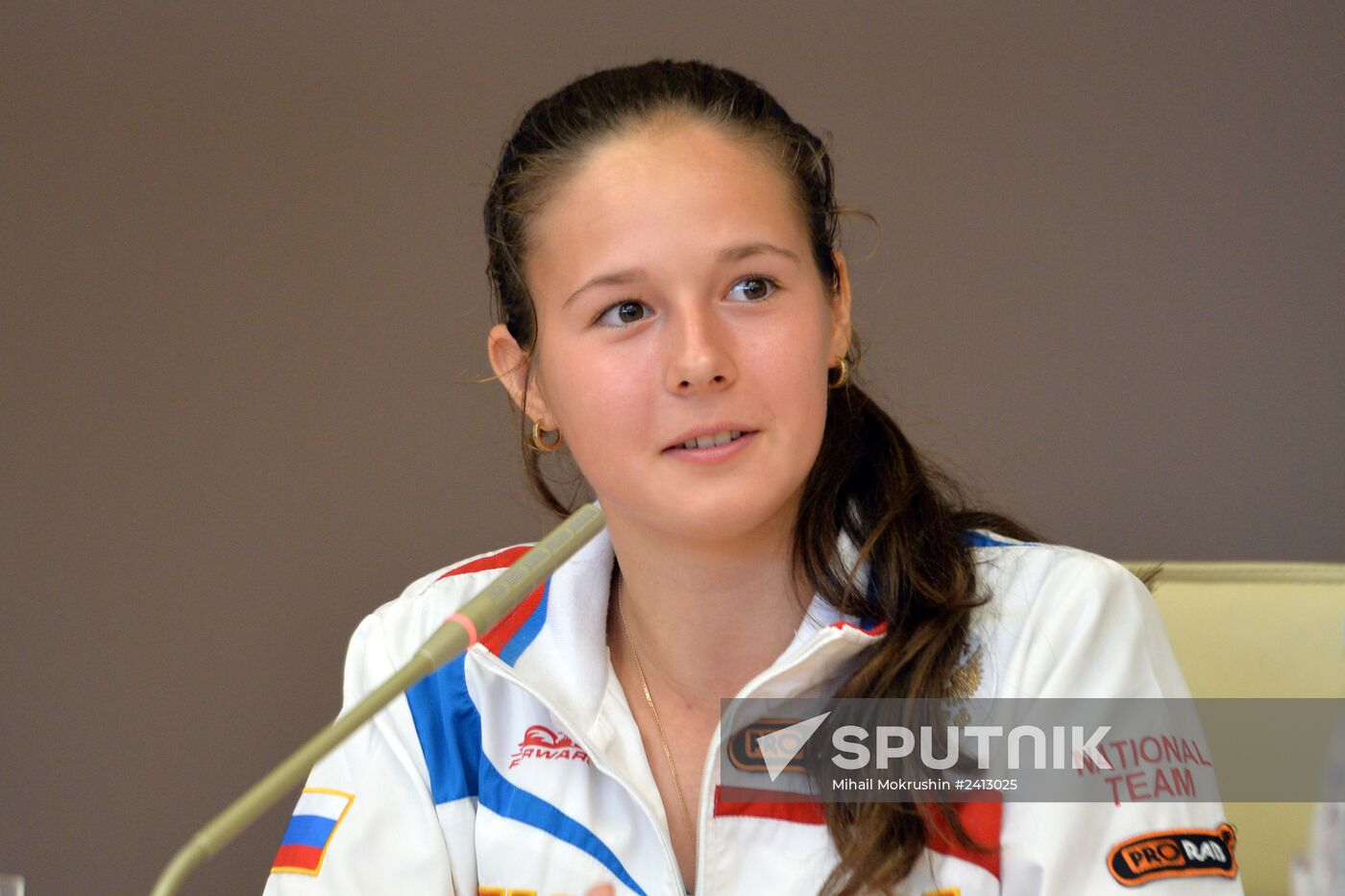 News conference on Federation Cup match between Russia and Argentina