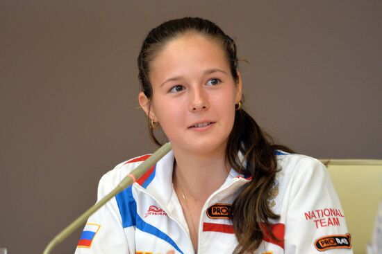 News conference on Federation Cup match between Russia and Argentina