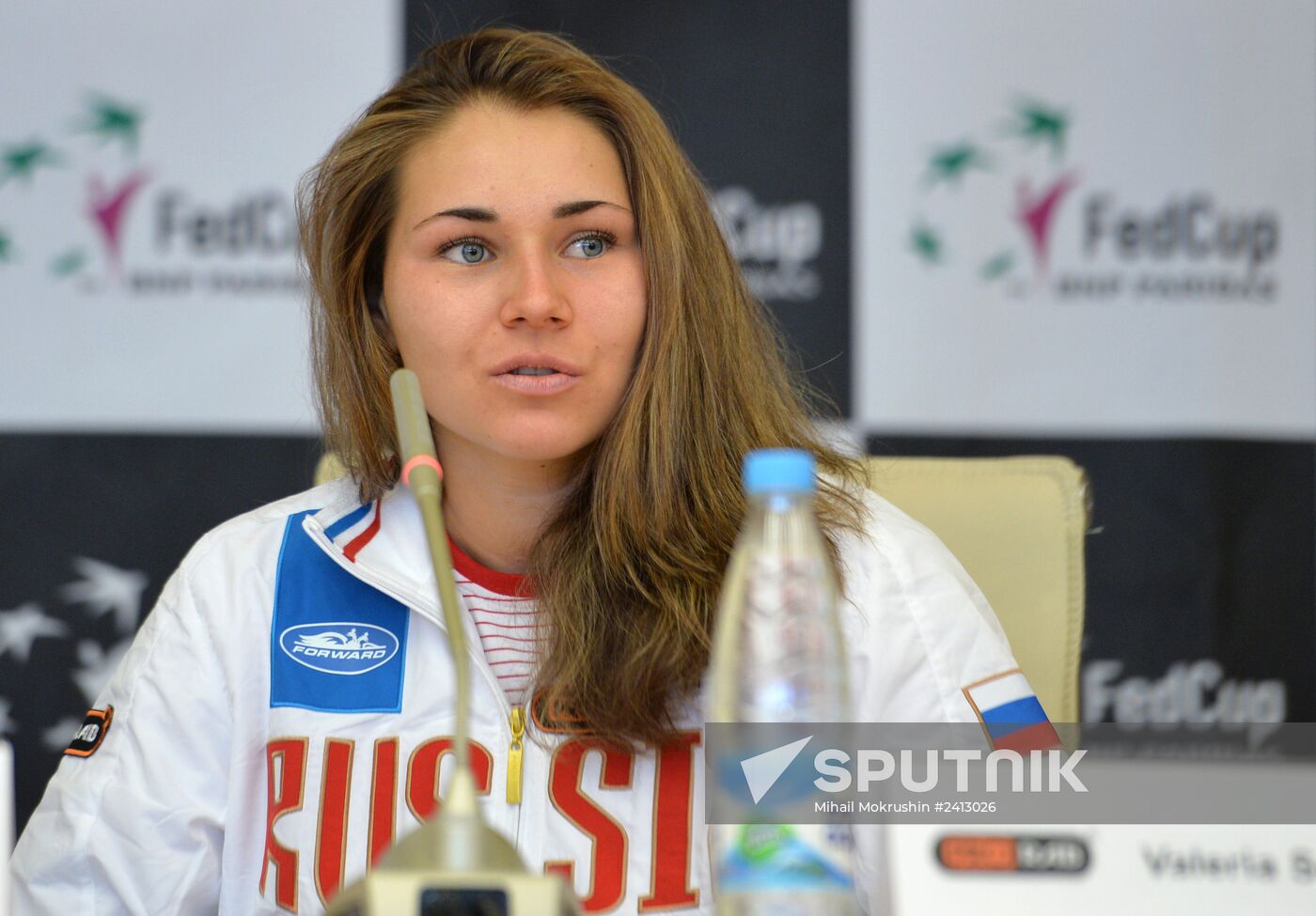News conference on Federation Cup match between Russia and Argentina