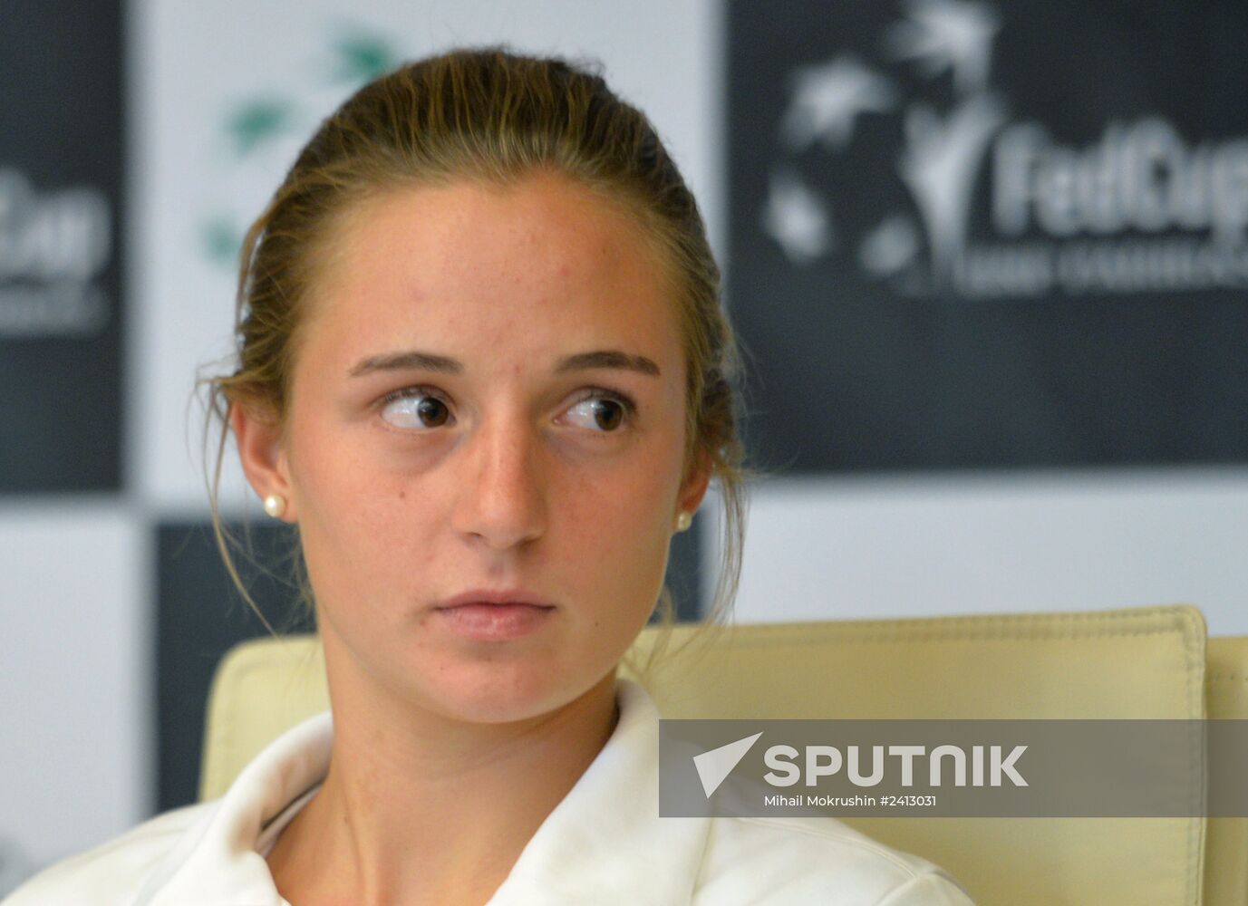News conference on Federation Cup match between Russia and Argentina