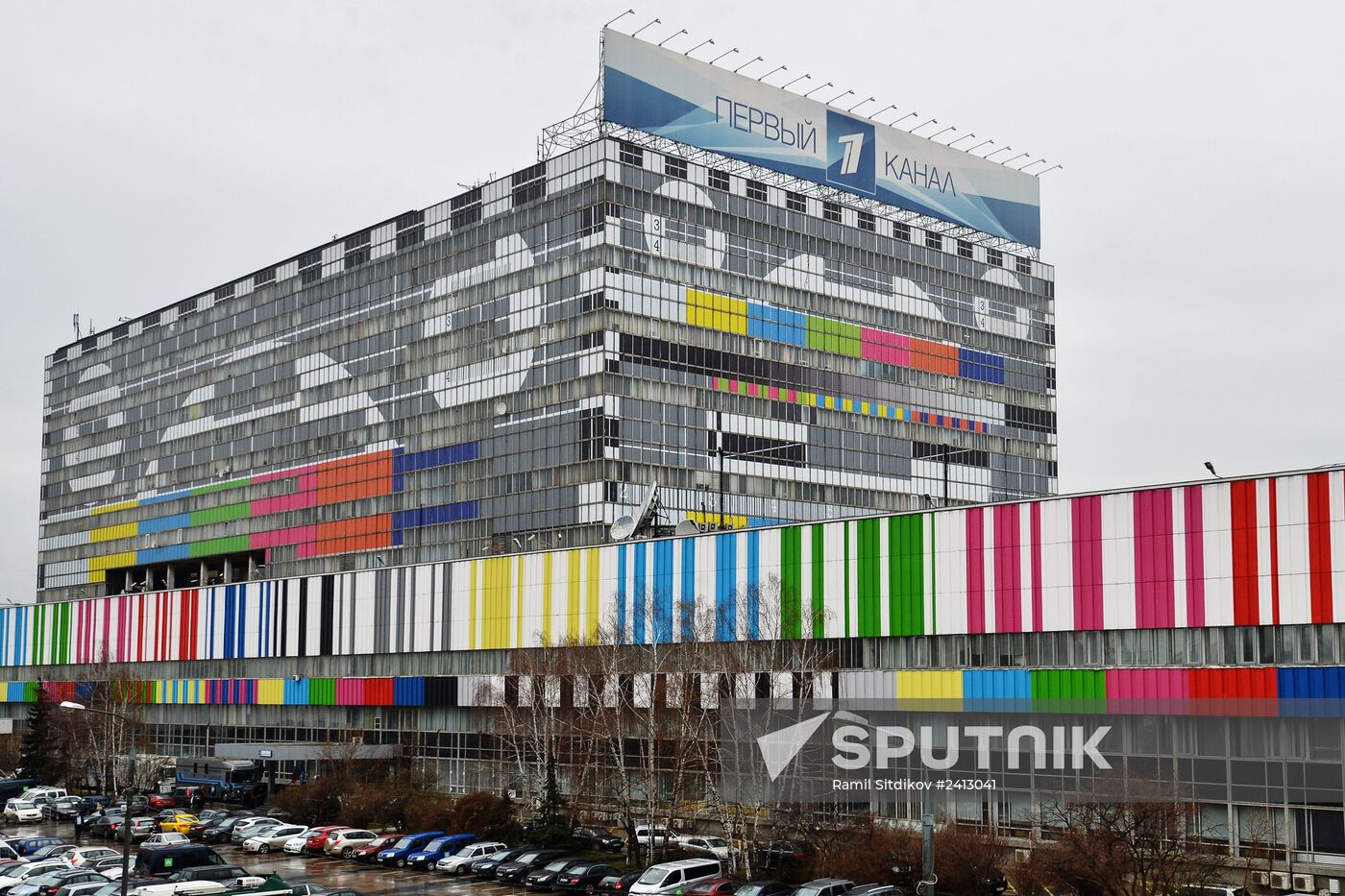 Ostankino TV Center in Moscow