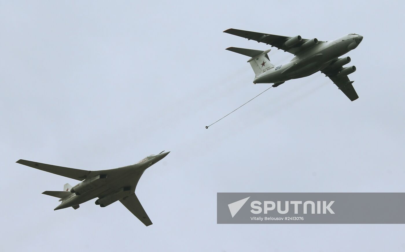 Victory Day Parade rehearsal in Alabino, Moscow Region