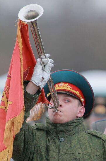 Victory Day Parade rehearsal in Alabino, Moscow Region