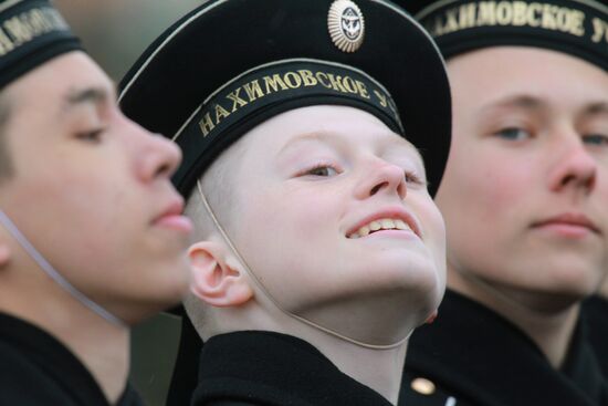 Victory Day Parade rehearsal in Alabino, Moscow Region