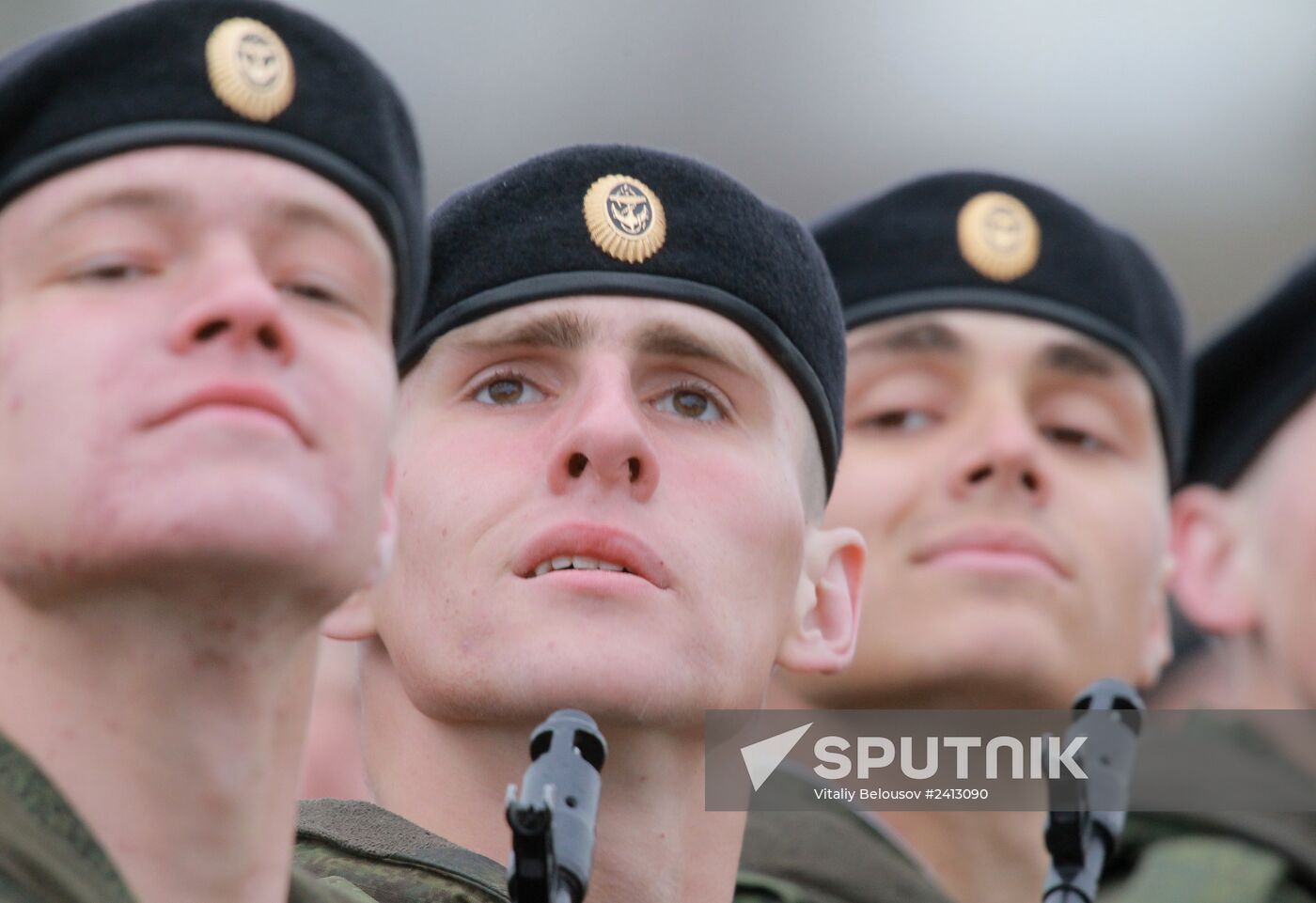 Victory Day Parade rehearsal in Alabino, Moscow Region