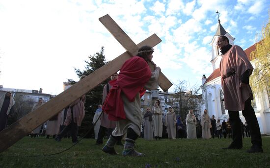 Reenactment of the Procession to Calvary