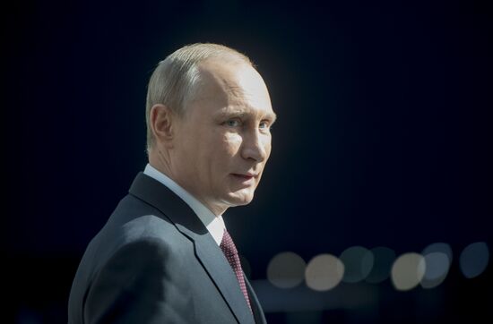 Vladimir Putin holds question and answer session