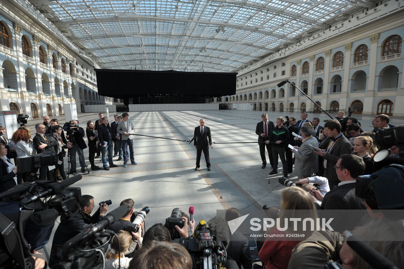 Vladimir Putin holds question and answer session