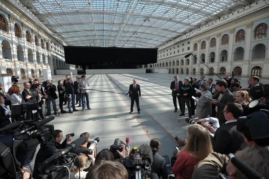 Vladimir Putin holds question and answer session