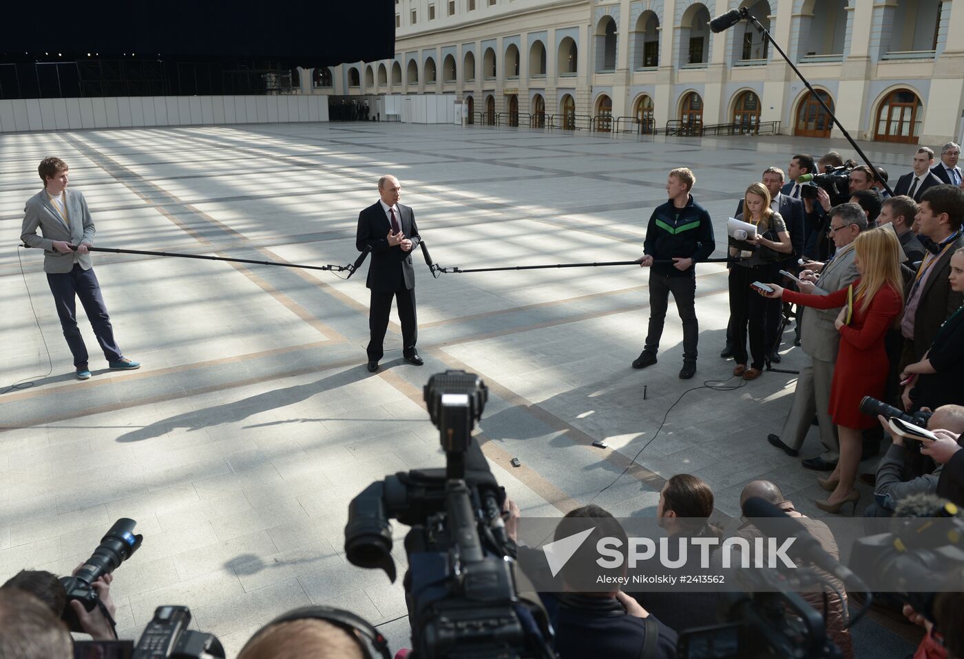 Vladimir Putin holds question and answer session
