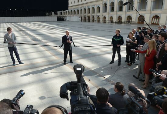 Vladimir Putin holds question and answer session