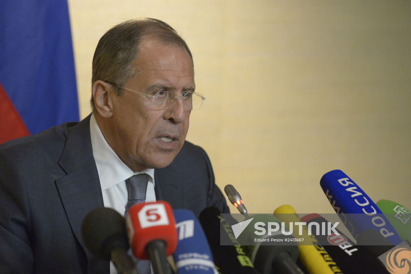 Sergei Lavrov meets with John Kerry in Geneva