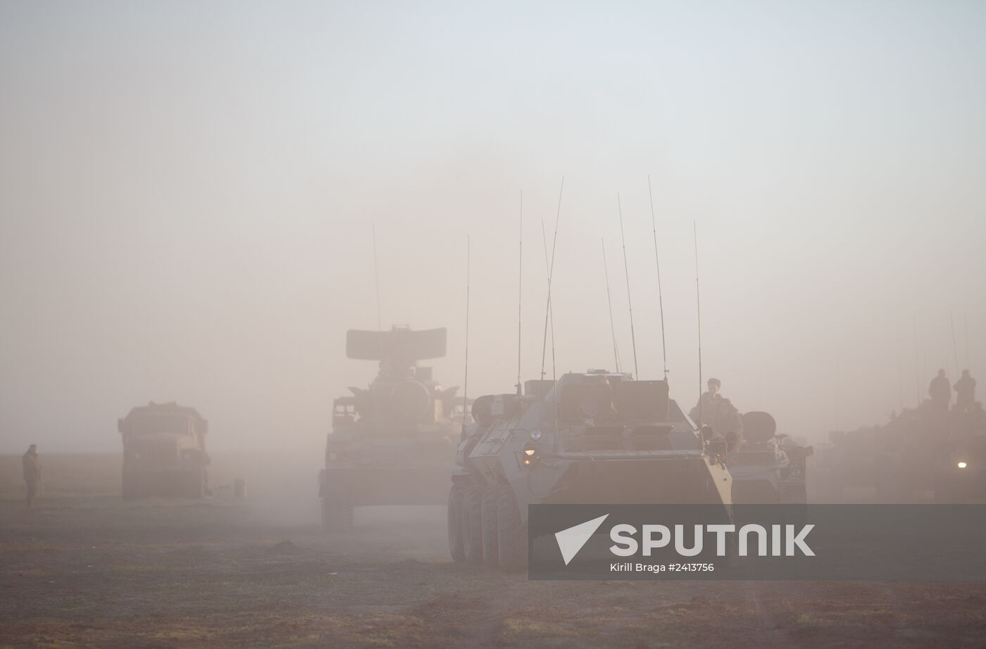 Exercise at the Kapustin Yar firing range in the Astrakhan Region