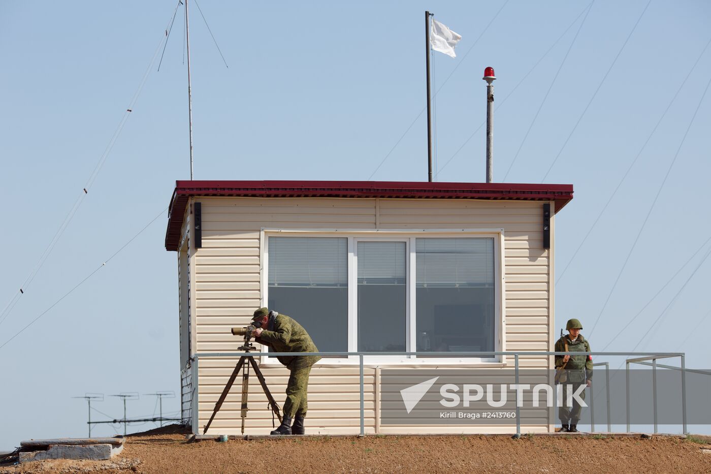 Exercise at the Kapustin Yar firing range in the Astrakhan Region