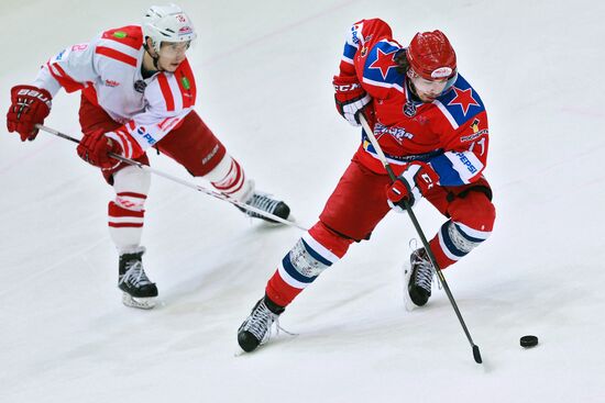 Junior Hockey League. Krasnaya Armiya vs. Spartak