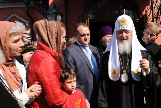 Consecration of Easter cakes on Holy Saturday