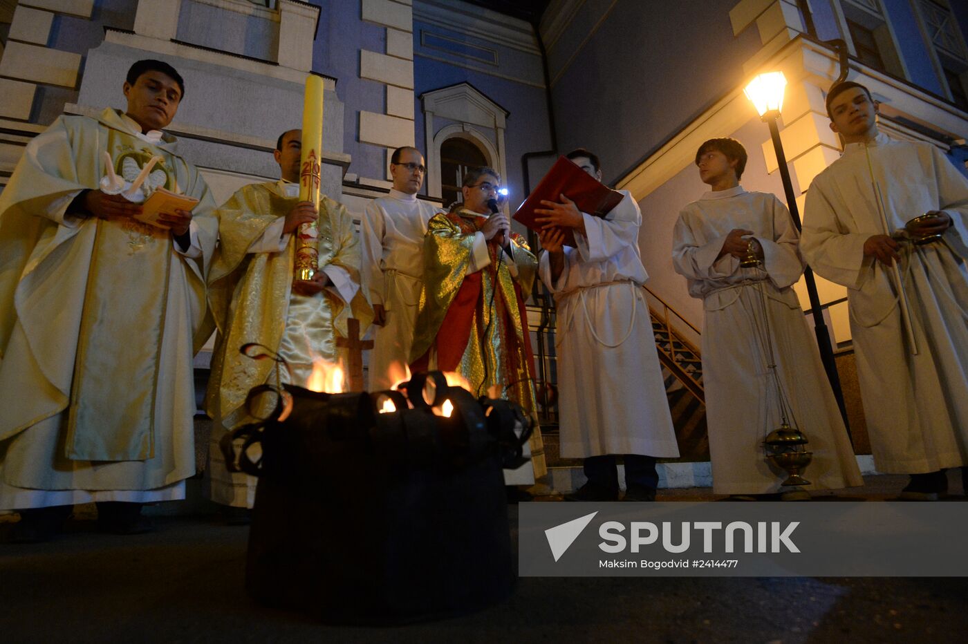 Catholic Easter celebrations in Russia