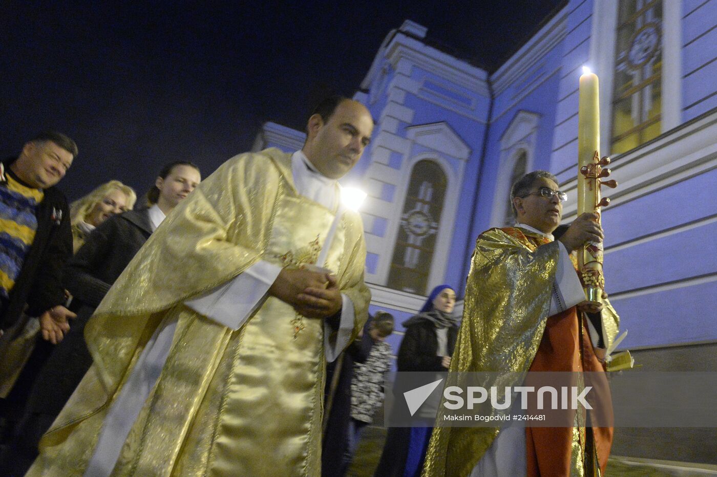 Catholic Easter celebrations in Russia