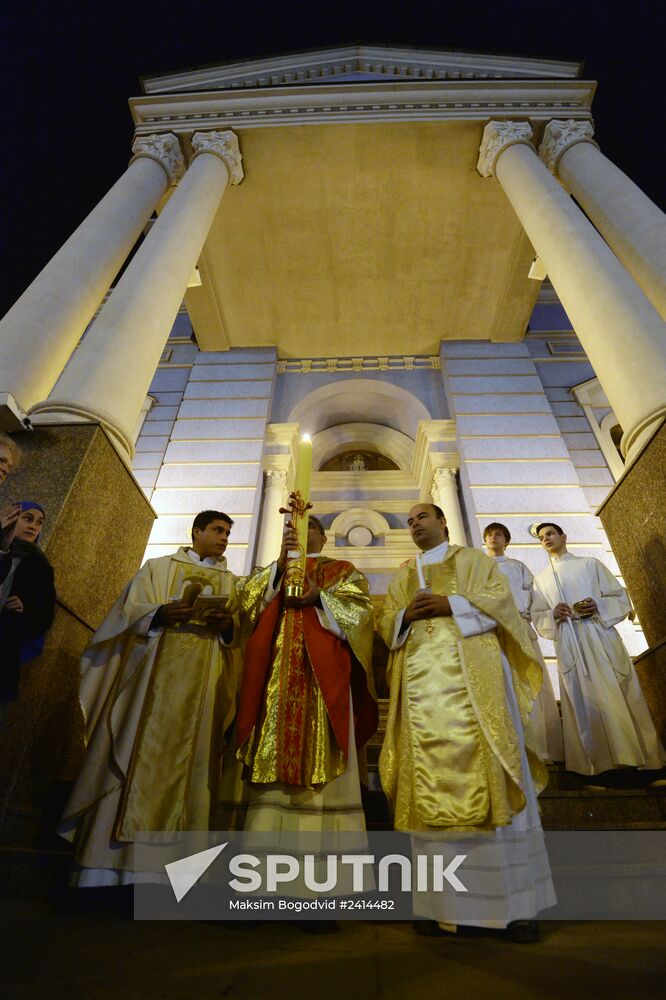 Catholic Easter celebrated in Russia